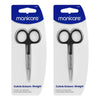 Manicare Cuticle Scissors, Straight x 3 Bundle of 2