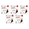 Thermoskin Thermal Adjustable Ankle Wrap Black Pack of 5