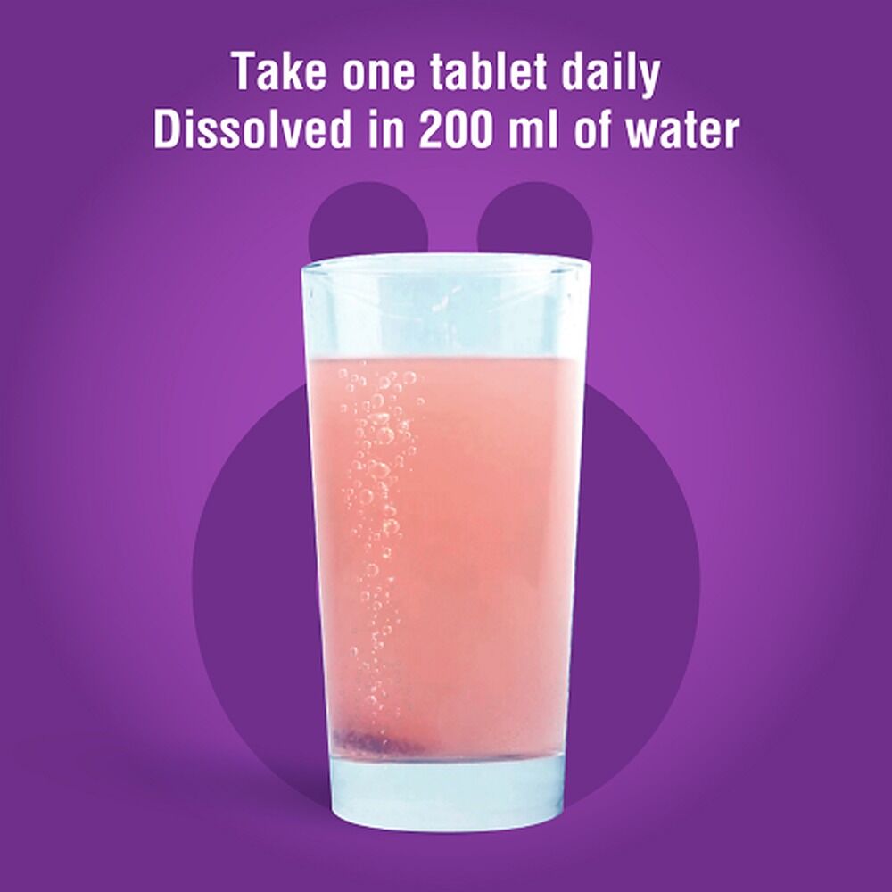 VOOST Vitamin D 1000IU Berry Twenty Effervescent Tablets x 8