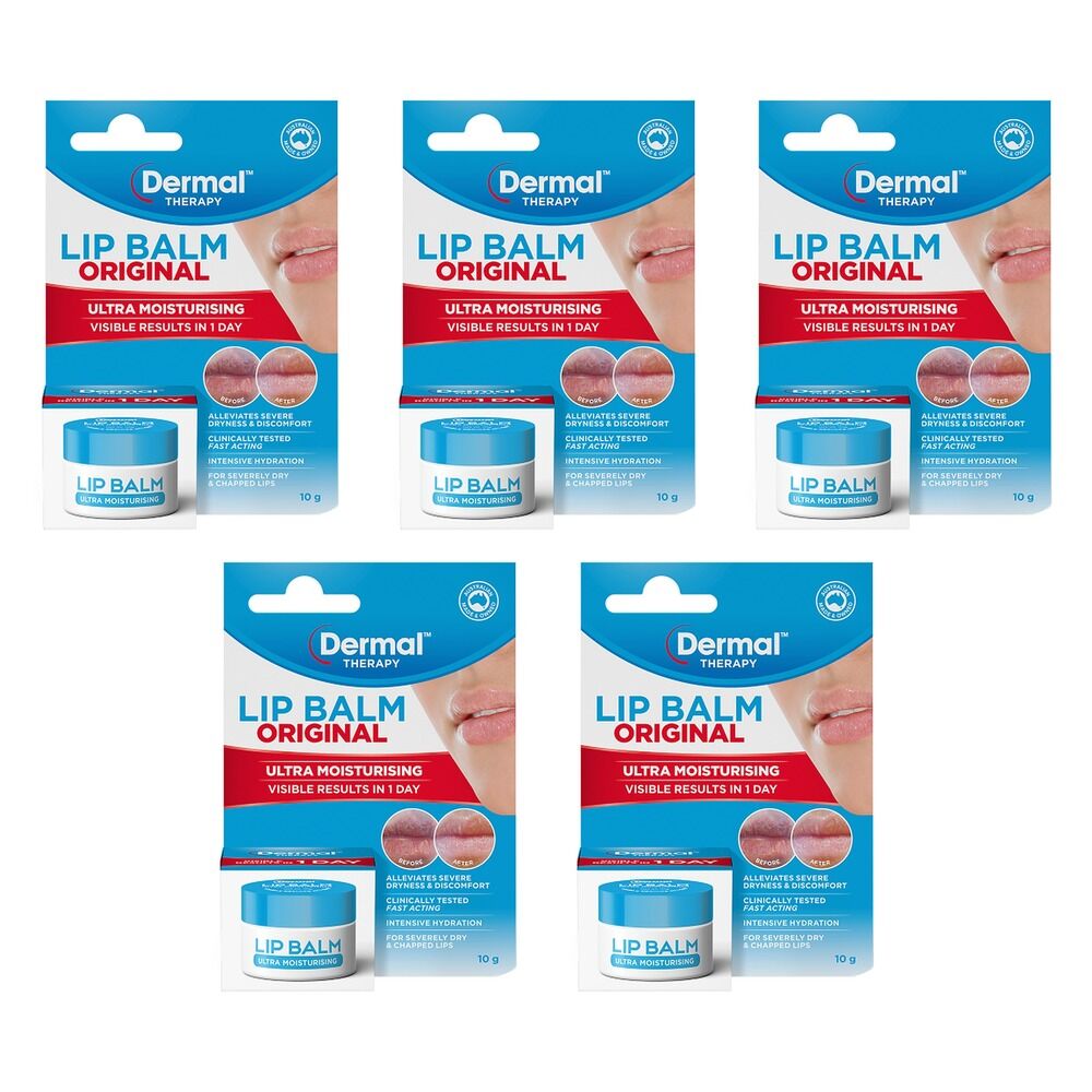 Dermal Therapy Lip Balm Pot 10g Pack of 5