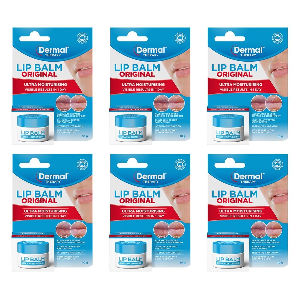 Dermal Therapy Lip Balm Pot 10g Pack of 6
