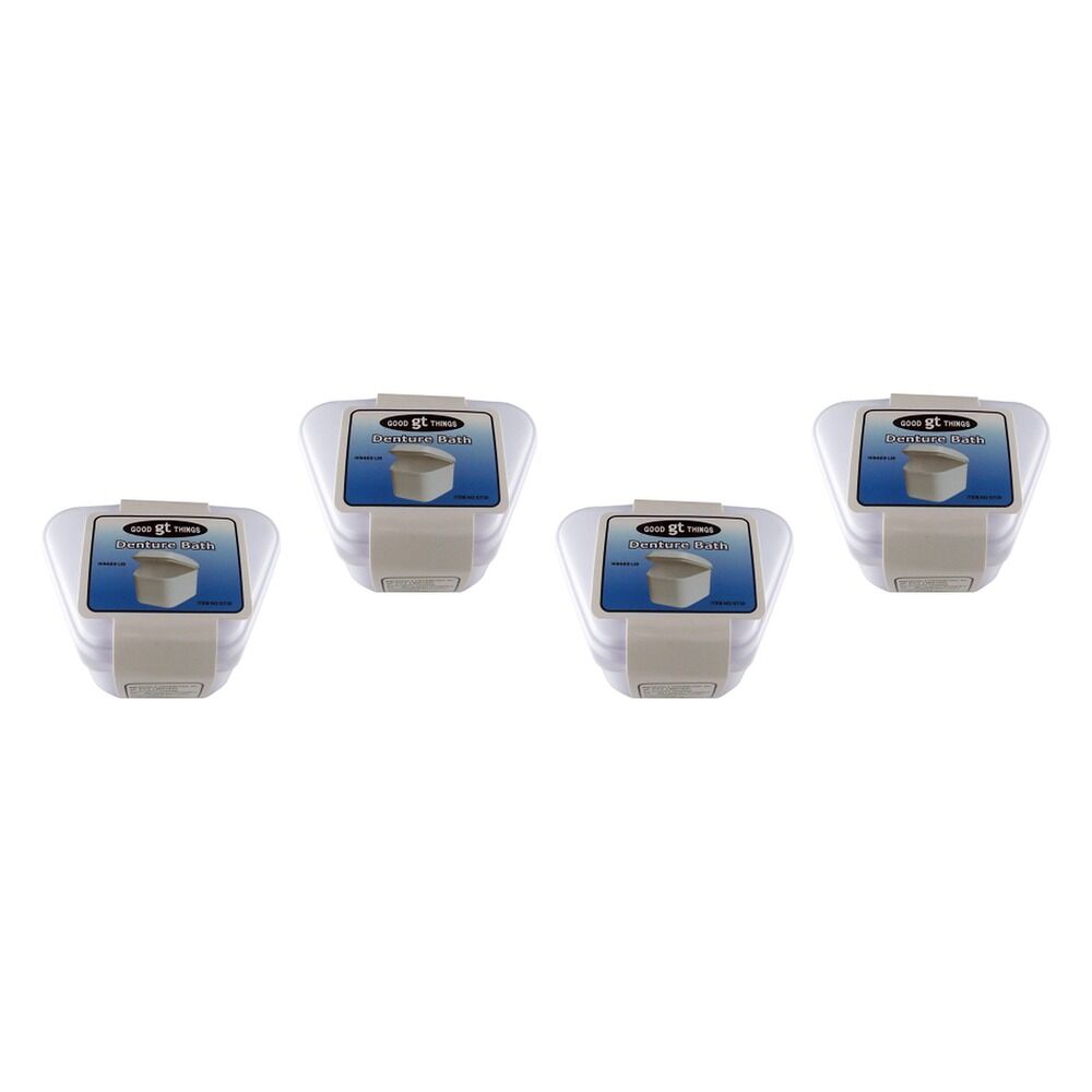 Denture Bath Pack of 4