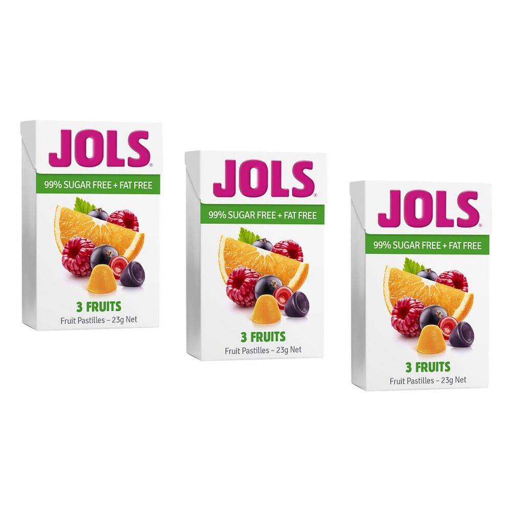 Jols 3 Fruits 23g x 18 Bundle of 3