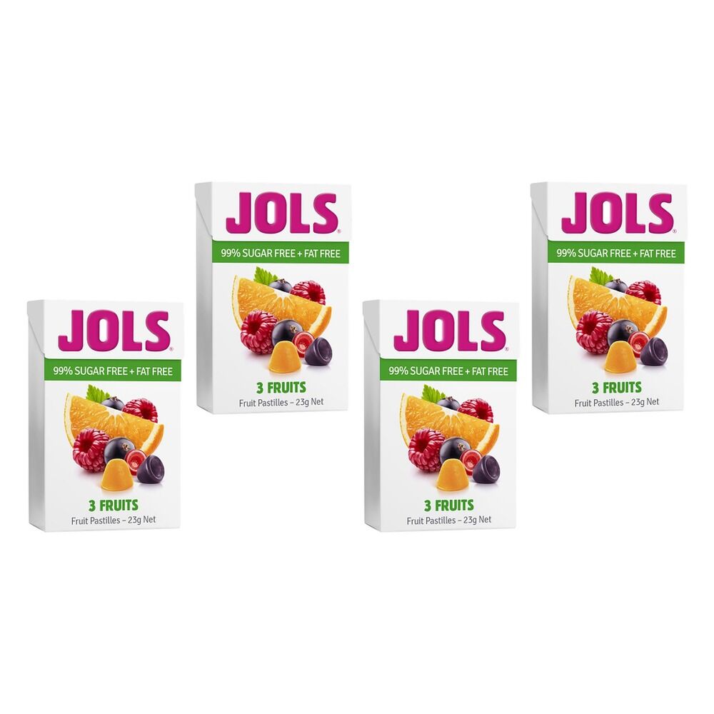 Jols 3 Fruits 23g x 18 Bundle of 4