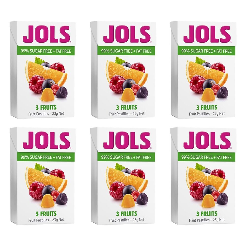 Jols 3 Fruits 23g x 18 Bundle of 6