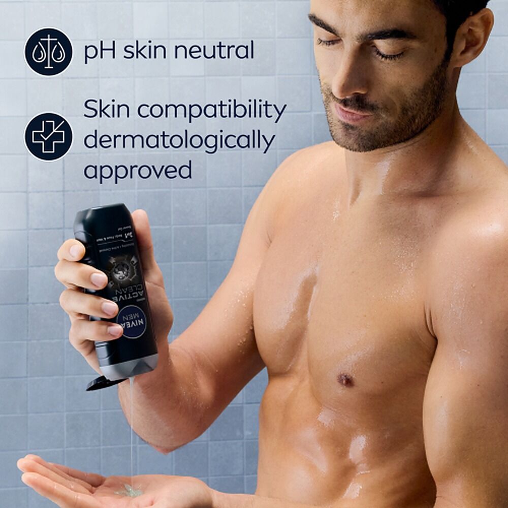NIVEA Men Active Clean Shower Gel 500mL