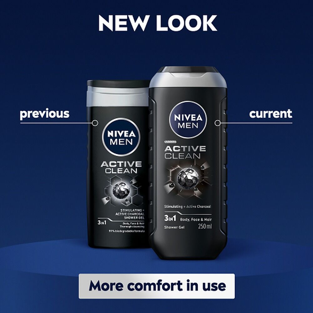 NIVEA Men Active Clean Shower Gel 500mL