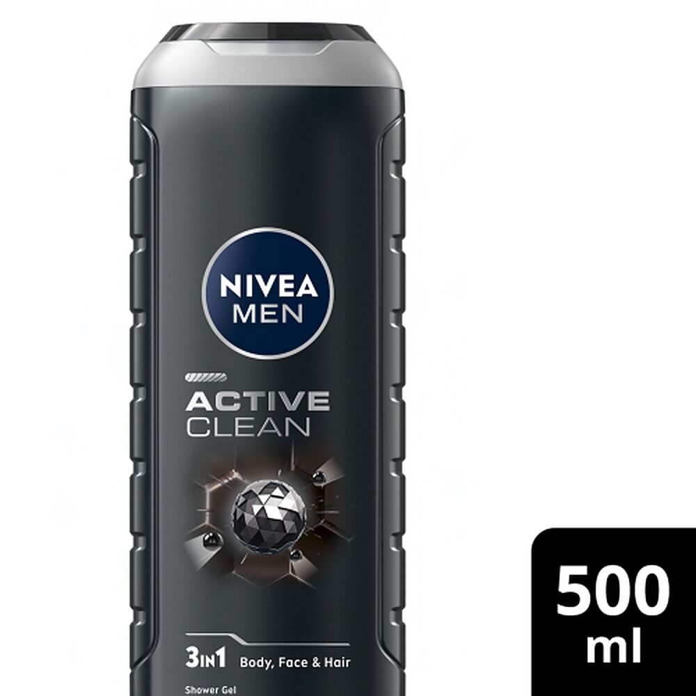 NIVEA Men Active Clean Shower Gel 500mL