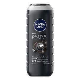 NIVEA Men Active Clean Shower Gel 500mL