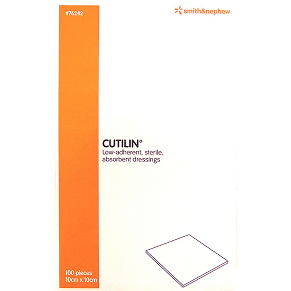 Cutilin Wound Dressing 10cm x 10cm 100 Pack