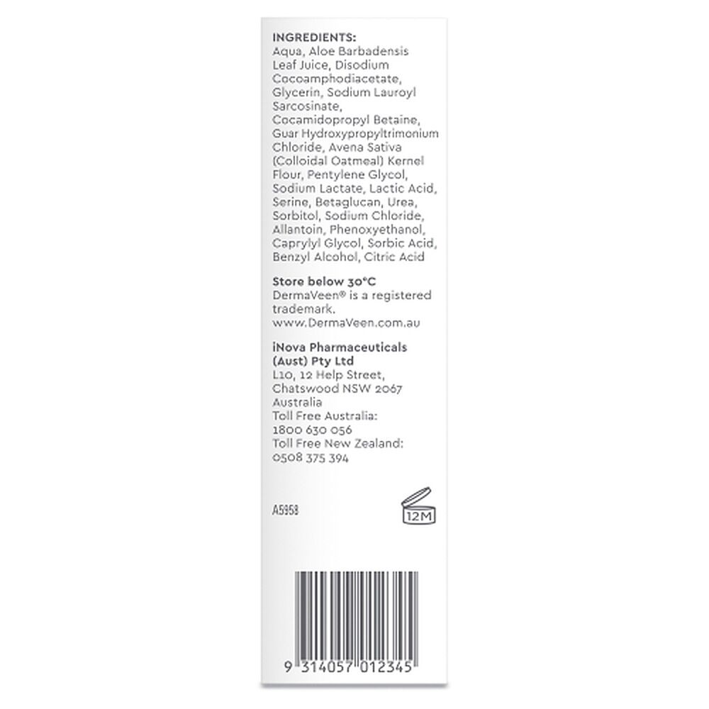 DermaVeen Foaming Facial Cleanser 125mL
