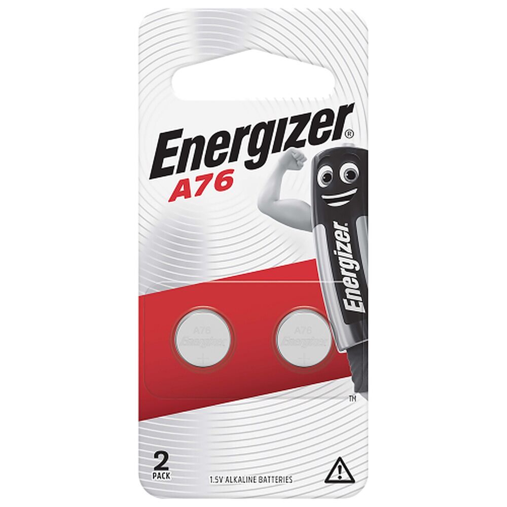 Energizer A76 Alkaline Button Batteries 2 Pack