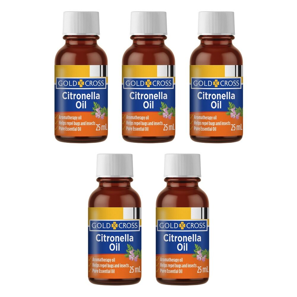Goldx Citronella Oil 25mL Pack of 5