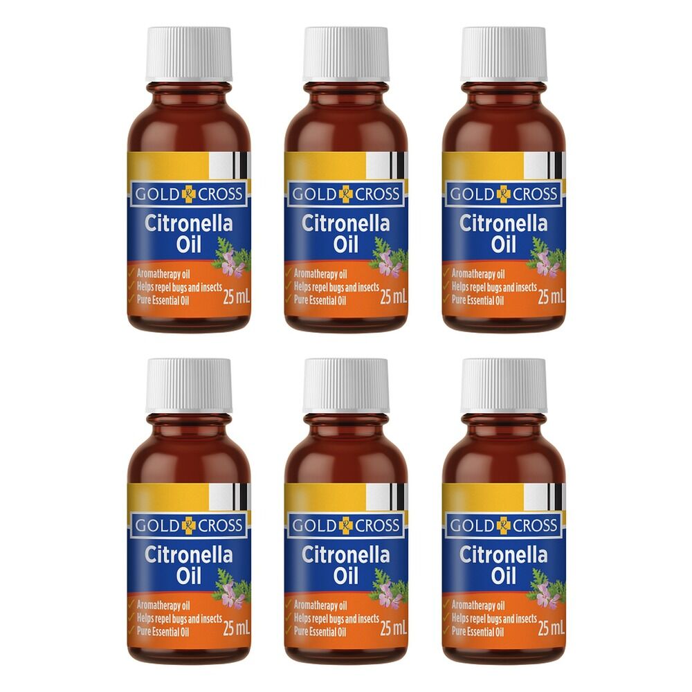 Goldx Citronella Oil 25mL Pack of 6
