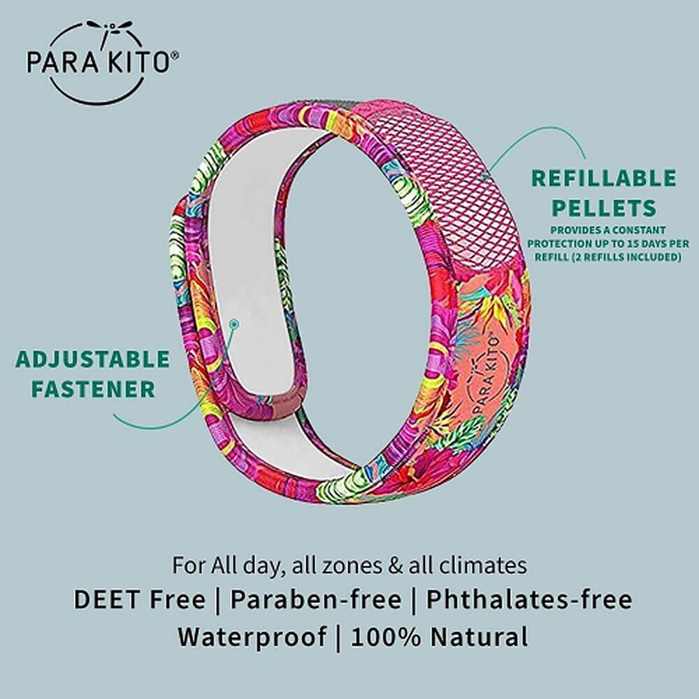 Para'Kito Mosquito Repellent Adult Wristband Summertime