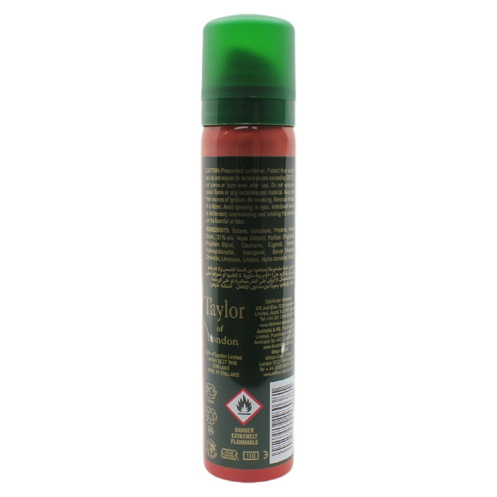 Taylor of London Tweed Perfumed Body Spray 75ml