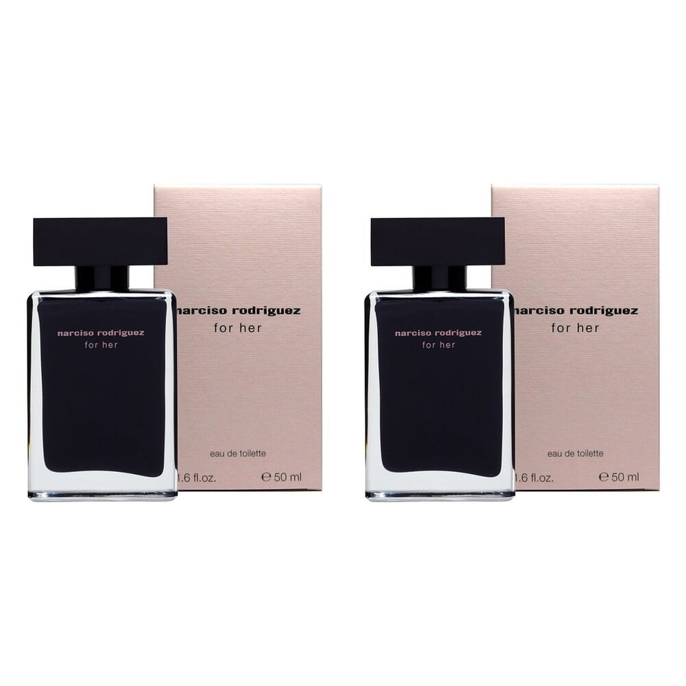 Narciso Rodriguez For Her Eau de Toilette 50mL Pack of 2