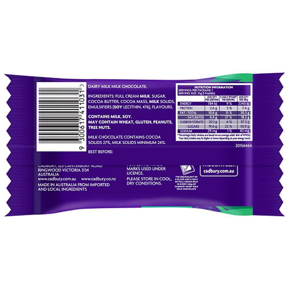 Cadbury Dairy Milk Freddo Milk Chocolate 35g x 36