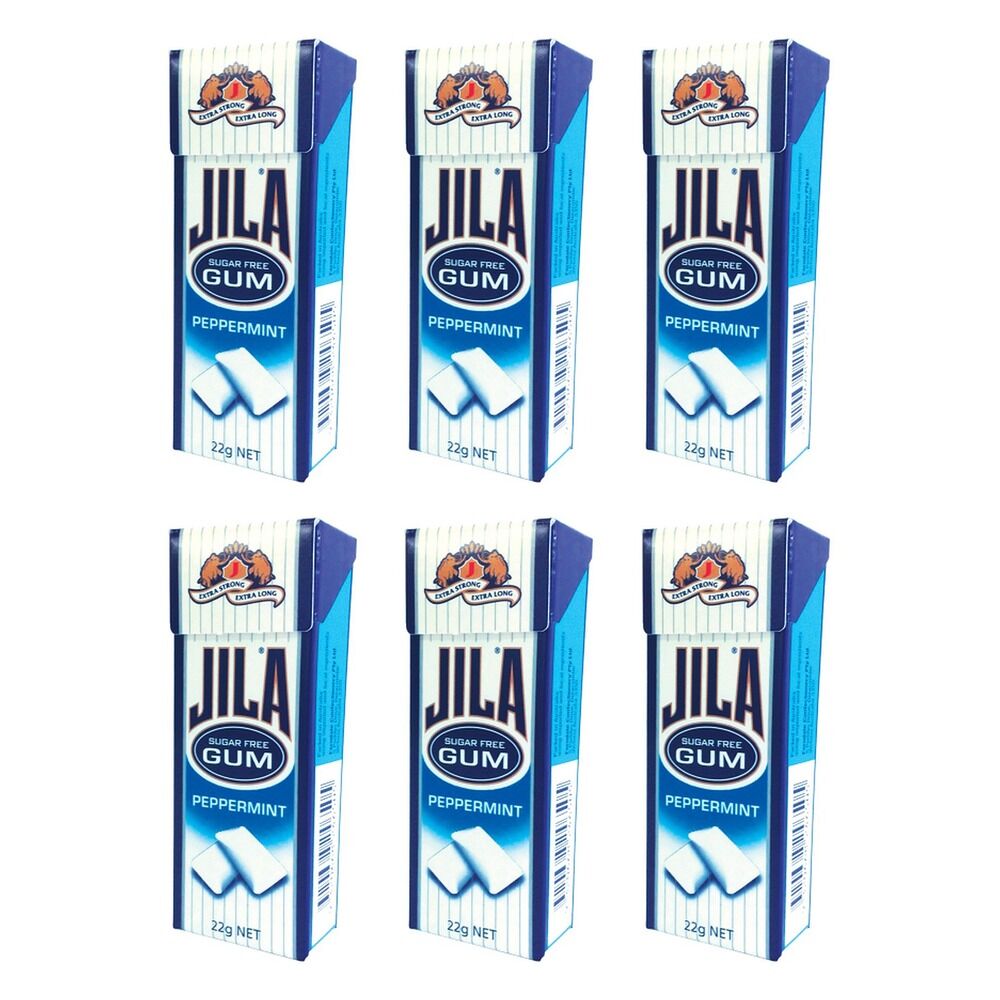 JILA Peppermint Gums 27g x 18 Bundle of 6