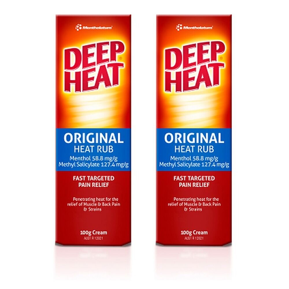 Deep Heat Regular Relief 100g Pack of 2