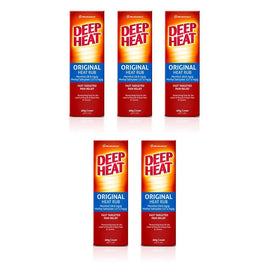 Deep Heat Regular Relief 100g Pack of 5