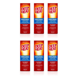 Deep Heat Regular Relief 100g Pack of 6