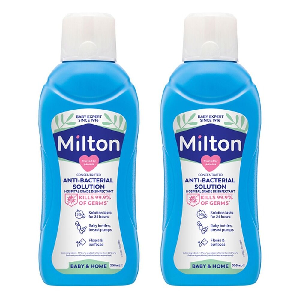Milton Anti-bacterial Solution 500mL Pack of 2