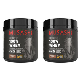 Musashi Recovery 100% Whey Chocolate 330g Pack of 2