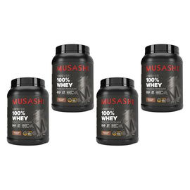 Musashi Recovery 100% Whey Chocolate 900g Pack of 4