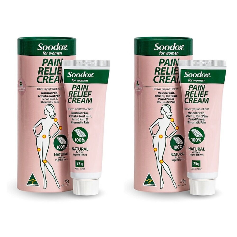 Soodox Pain Relief Cream For Women 75g Pack of 2