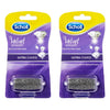 Scholl Velvet Smooth Wet & Dry Roller Head Ultra Coarse Pack of 2