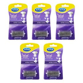 Scholl Velvet Smooth Wet & Dry Roller Head Ultra Coarse Pack of 5