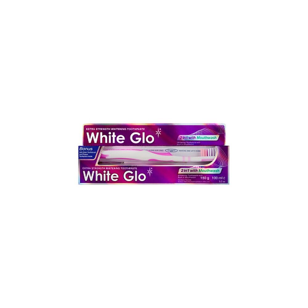 White Glo Toothpaste 2 In 1 150g