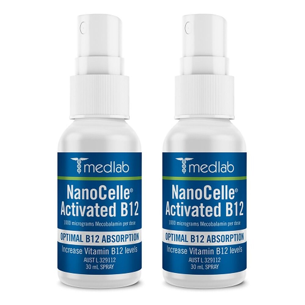 Medlab NanoCelle Activated B12 30mL Pack of 2