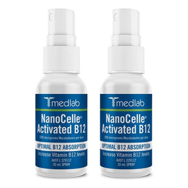 Medlab NanoCelle Activated B12 30mL Pack of 2