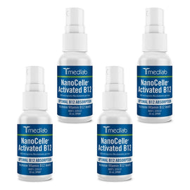 Medlab NanoCelle Activated B12 30mL Pack of 4