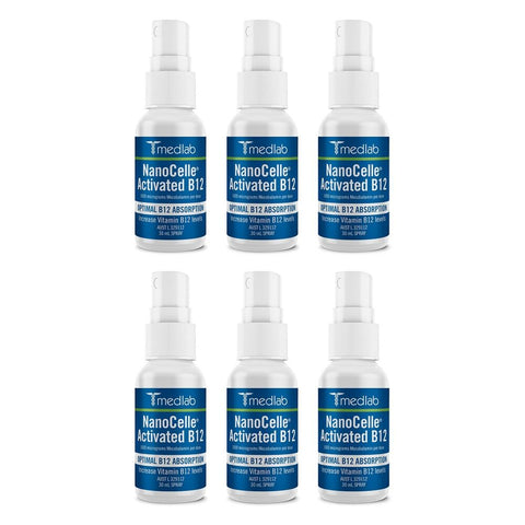 Medlab NanoCelle Activated B12 30mL Pack of 6