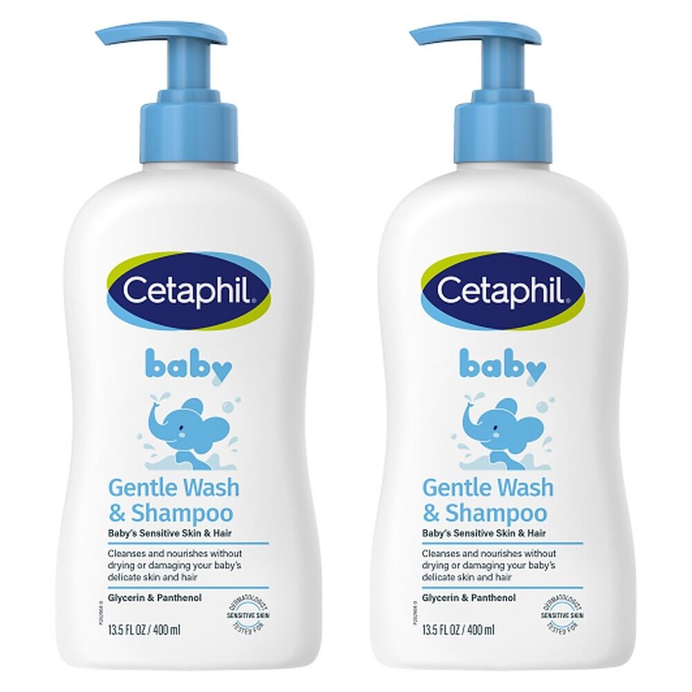 Cetaphil Baby Gentle Wash & Shampoo 400mL Pack of 2