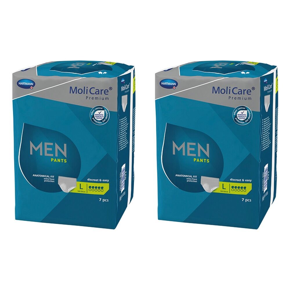 MoliCare Premium Men Pants 5 Drop Large 7 Pack x 4 Bundle of 2