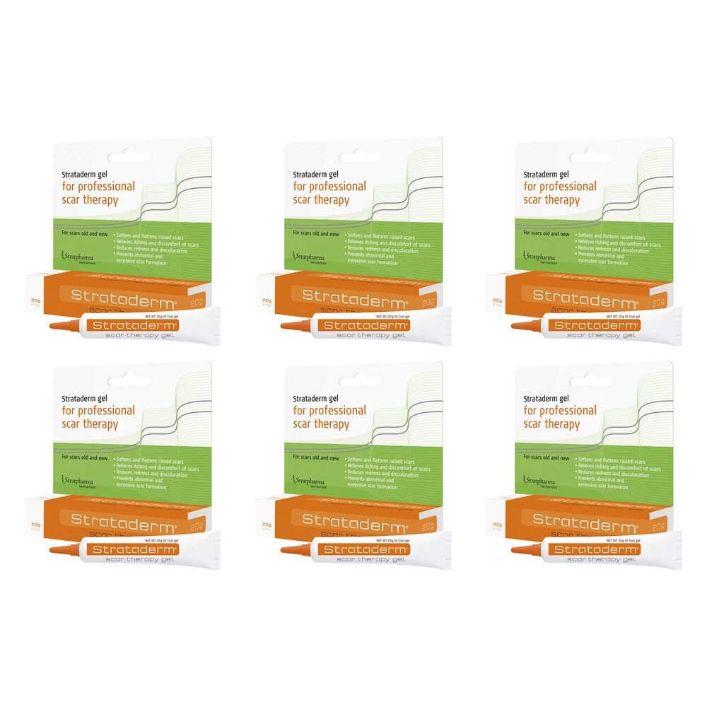 Strataderm Scar Therapy Gel 20g Pack of 6