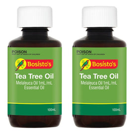 Bosisto's Tea Tree Oil 100mL Pack of 2