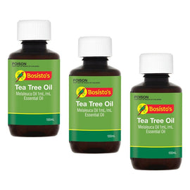 Bosisto's Tea Tree Oil 100mL Pack of 3