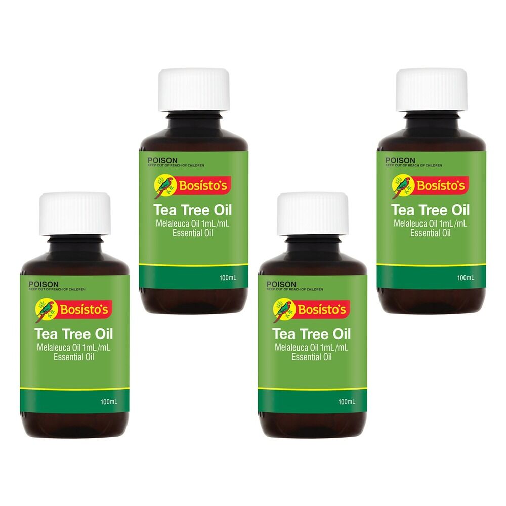 Bosisto's Tea Tree Oil 100mL Pack of 4