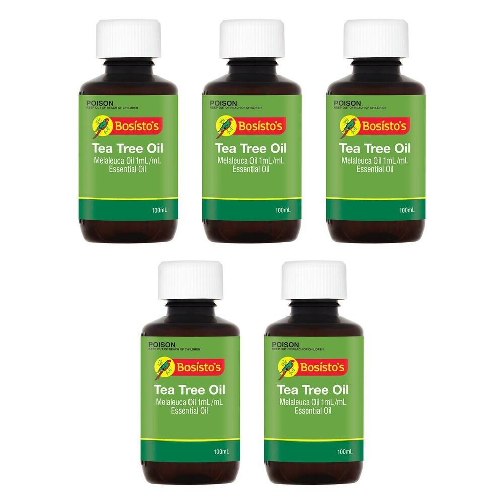 Bosisto's Tea Tree Oil 100mL Pack of 5