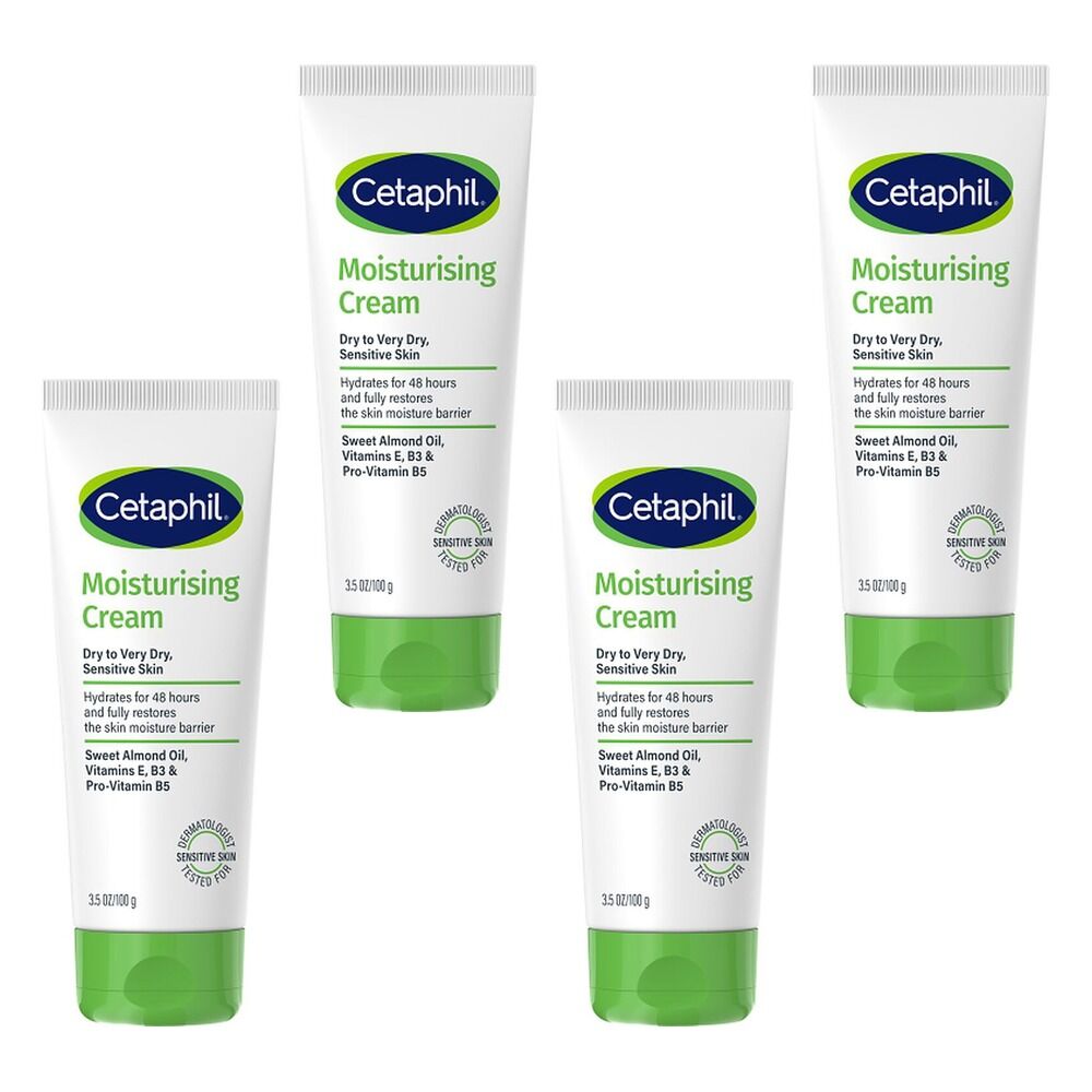 Cetaphil Moisturising Cream 100g Pack of 4