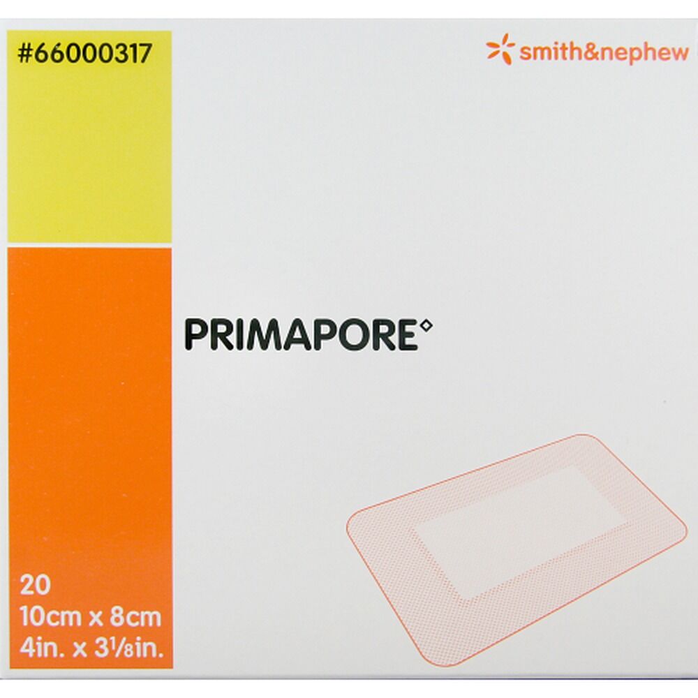PRIMAPORE Adhesive Wound Dressing 10cm x 8cm 20 Pack