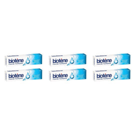 Biotene Dry Mouth Relief Fluoride Toothpaste Fresh Mint Original 120g Pack of 6