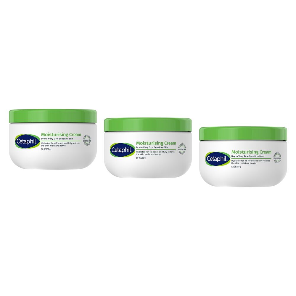 Cetaphil Moisturising Cream 250g Pack of 3