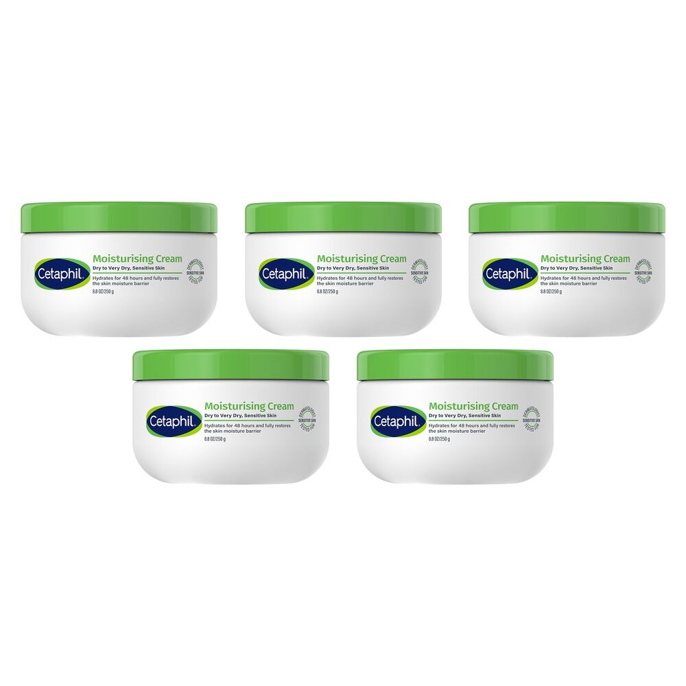 Cetaphil Moisturising Cream 250g Pack of 5