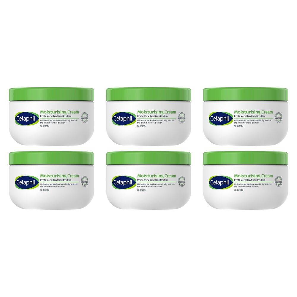 Cetaphil Moisturising Cream 250g Pack of 6